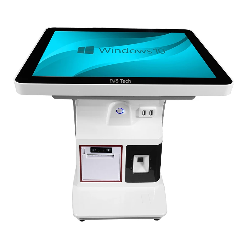 15.6inch i3 i5 i7 CPU Touch POS Machine RAM 8GB SSD 256GB Win10 58 mm Printer All in One POS