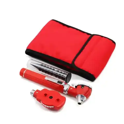 Otoscope Ophthalmoscope Nasal Larynx Ent Diagnostic Set Ear Otoscope Set For Physicians & Medical Students