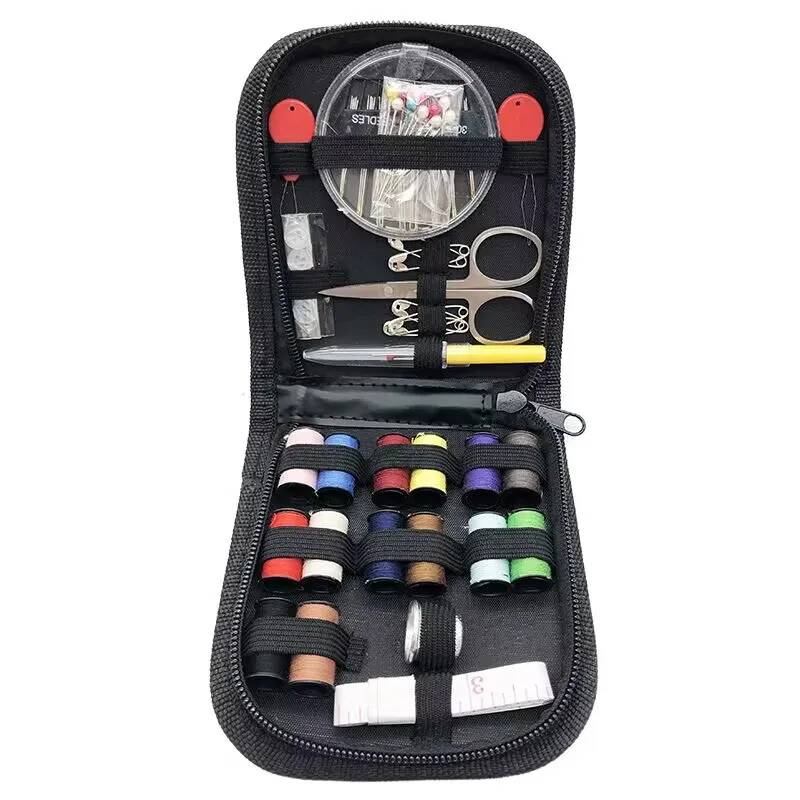 Mini Portable Sewing Box Supplies Accessories Tools Kit Cotton Thread Bobbin Case Beginner Embroidery Kits for Home