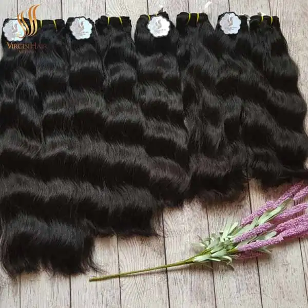 Natural Wave Raw Indian Hair Virgin Cuticle Aligned Hair gs 100% Human Hair Extension Lace Wig Price Factory