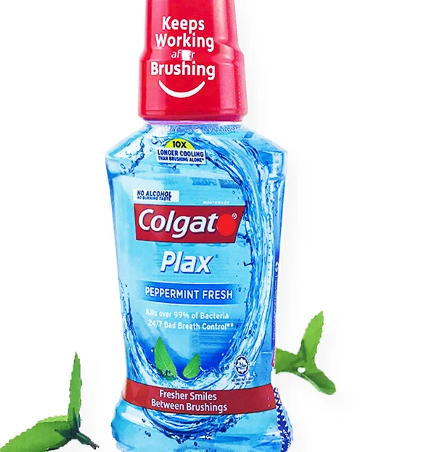 Mouthwashes Green Tea  Colgat.e No Alcohol No Burning Taste 250ml x 12pcs At Cheap Price