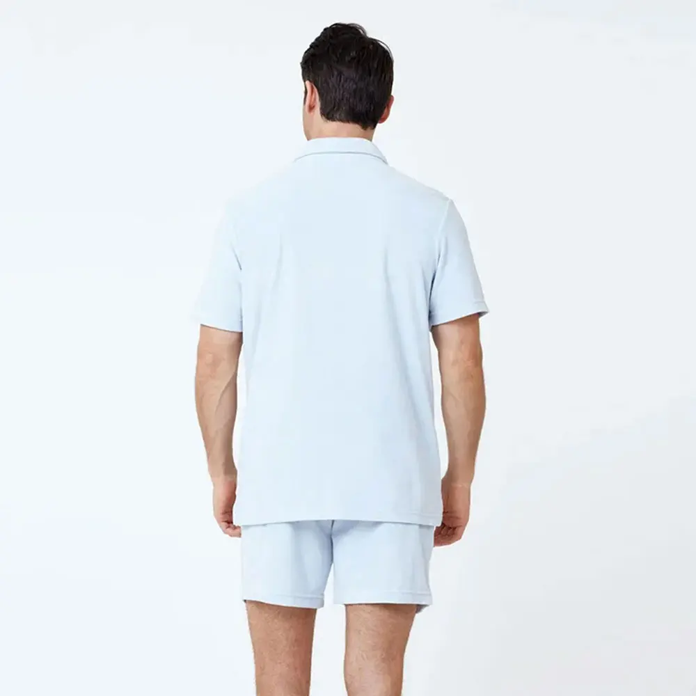 Custom Logo Summer Sportswear 2 Pieces Suits Polo T Shirt Short Tracksuits Men Running Custom Men Shorts Set