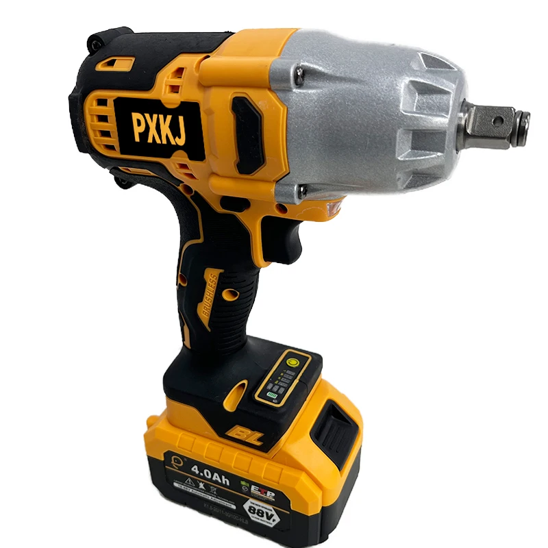 OEM 21V/36V Industrial cordless brushless power tools set 600Nm high torque Impact wrench for auto vehicle repair