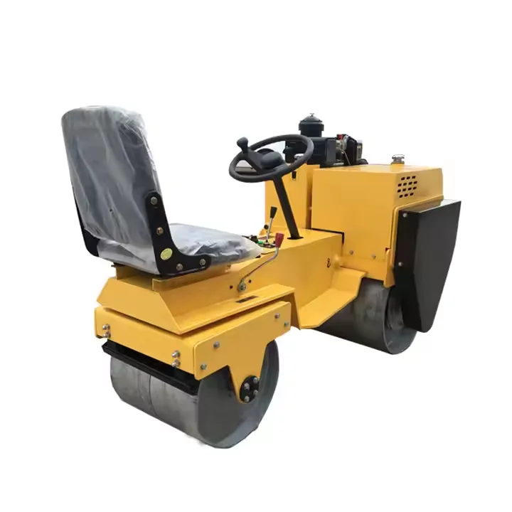 1-3 Ton Compactor Vibratory Road Roller with Handle for Asphalt Road Construction Featuring Motor and Pump Core Components