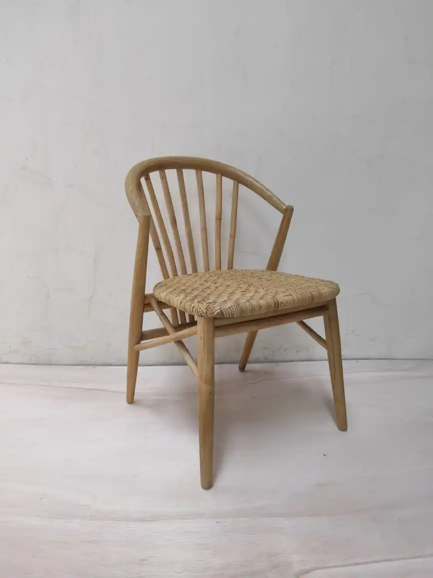 Hot item low price natural rattan chair cafe chair handicraft indonesia wholesale