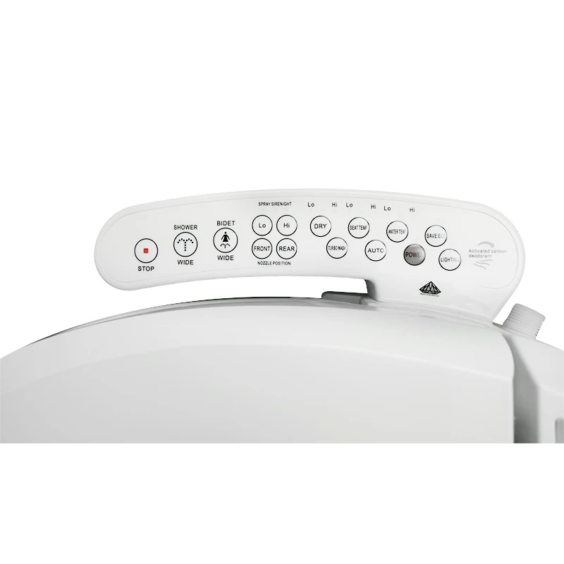 Luxury Top Grade PP Plastic Soft Close WC Flushable Automatic Electric Wall Hang Auto Open Toilet Seat Covers