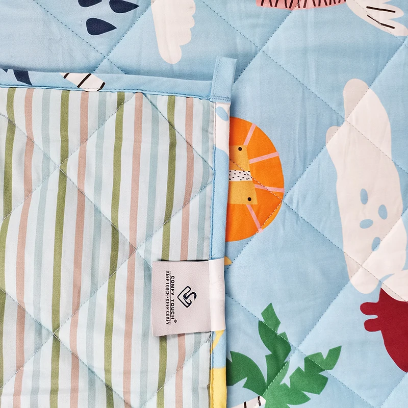 Factory price printed sensory kids Heavy blanket Toddler Boys Girls cotton weighted blanket autism