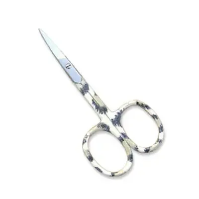 Printed Pattern High-Carbon Cuticle Scissors Manicure Beauty Salon 3.5' Manicure pedicure Scissors Fine Edge Nail scissors