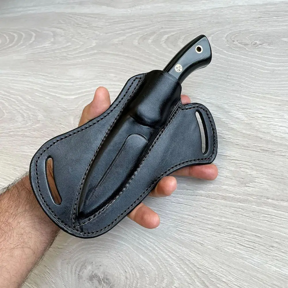 Hot selling handmade carbon steel Knives with Olive Wood Rose Handle & Sheaths