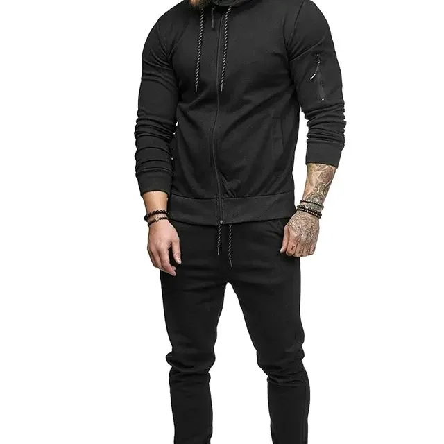 Men Slim Fit Tracksuit /Men Sweatsuit Custom Made Jogging Suit For Men Sports Tracksuit