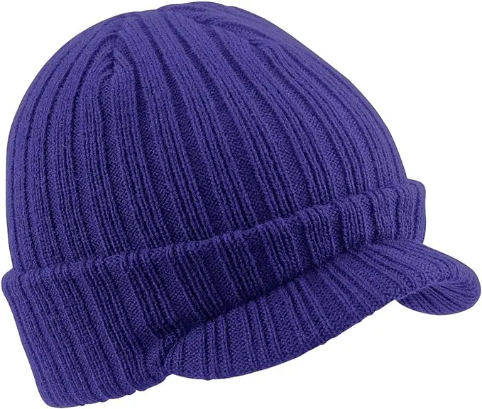 Thinsulate Peaked Knitted Beanie Hat Ponytail BannieHat Hats  Beret Hat
