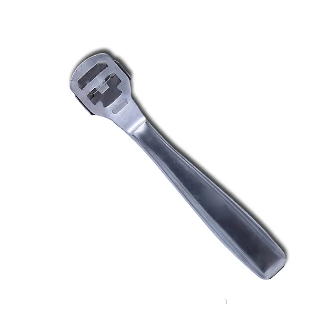 Callus Remover Feet File Scrubber Dead Skin Callus Corn Cutter Metal Handle Stainless Steel Callus Corn Cutter
