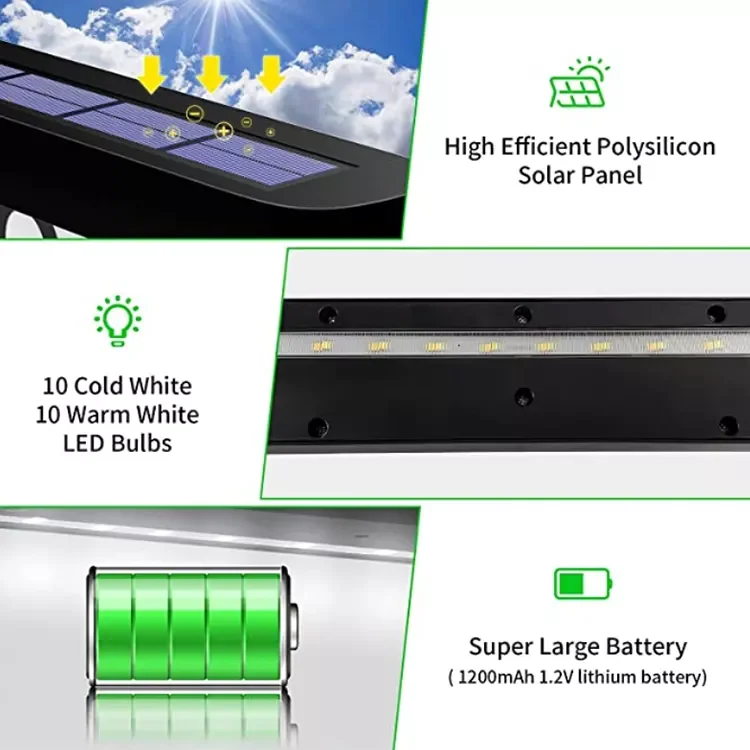 Solar Powered Wall Mount Lamp Solar Door Address Sign Lighted House Numbers Light