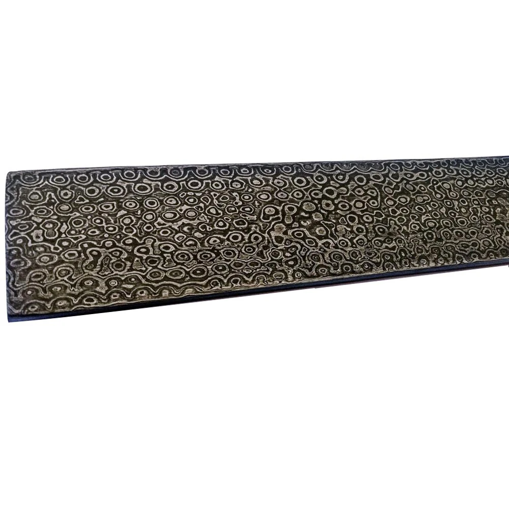 2022 Light Weight Twist Pattern Damascus Steel Billet Custom Hand Made Damascus Billet Bar