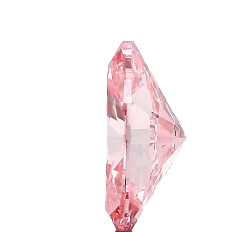 lab Grown CVD 1ct 2ct Oval Brilliant Cut Intense Pink Diamond Price Per Carat For Jewelry Making.