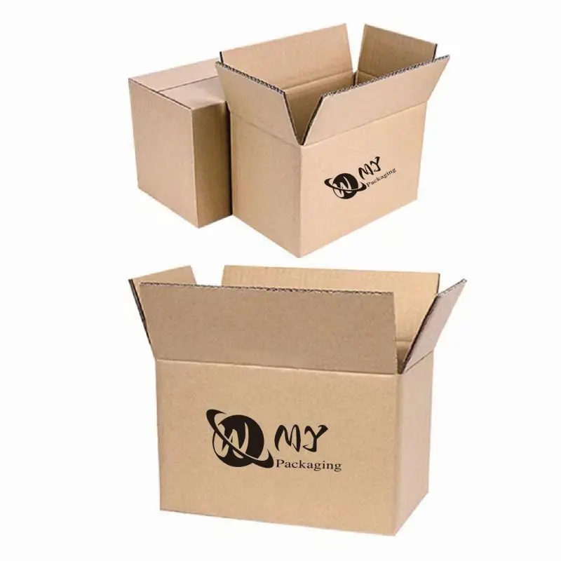 Custom Corrugated Kraft E-Flute 3 5mm A4 Paper Cardboard Delivery Carton Mail Boxes Shipping Maling Box Mailer Packaging Carton