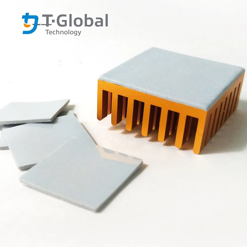17.8W/mK high thermal conductivity silicone thermal gap pad 30X30mm TG-A1780