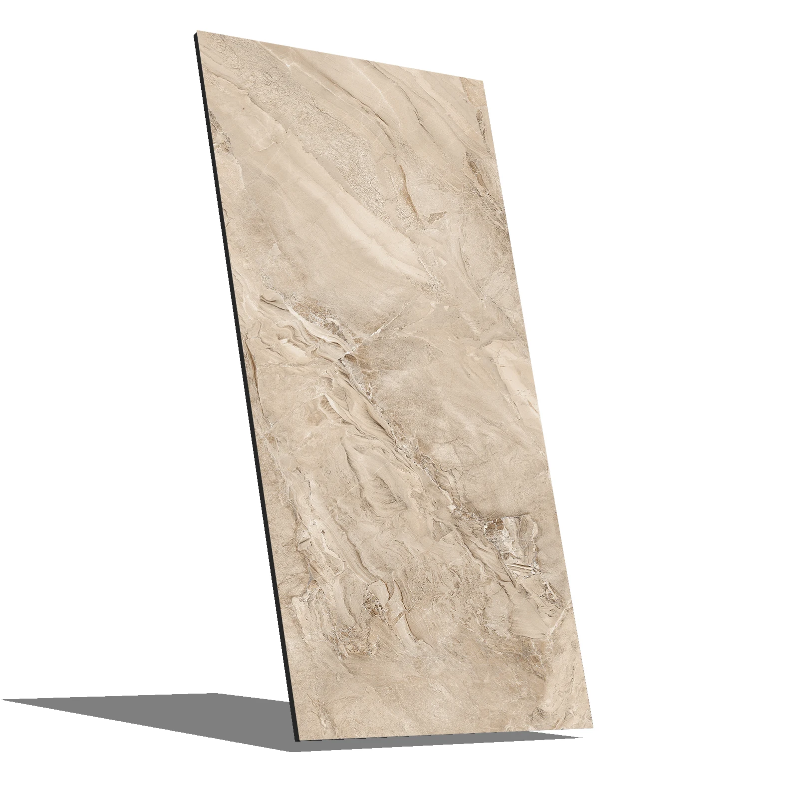 DYNO VIVANTA CREMA _R1 (2) Collection Gloss surface Full Polished Glazed vitrified Tiles for Floor size 600x1200 mm.