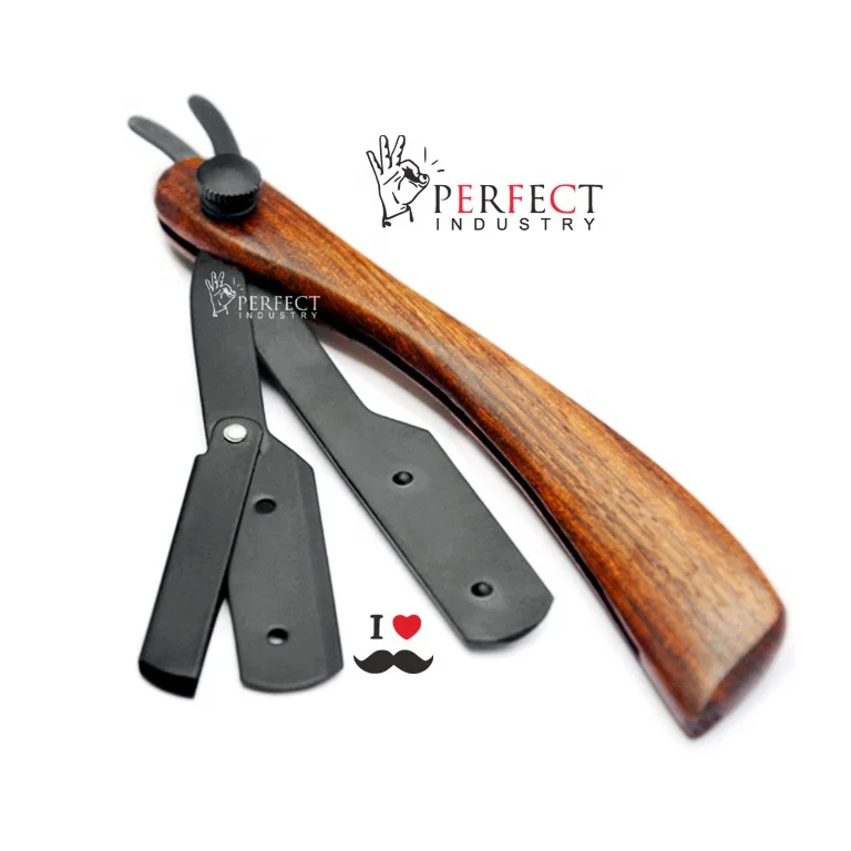 Professional shaving supplies rosewood handle shaving razors / perfect industry most selling men cut throat wood barber razor