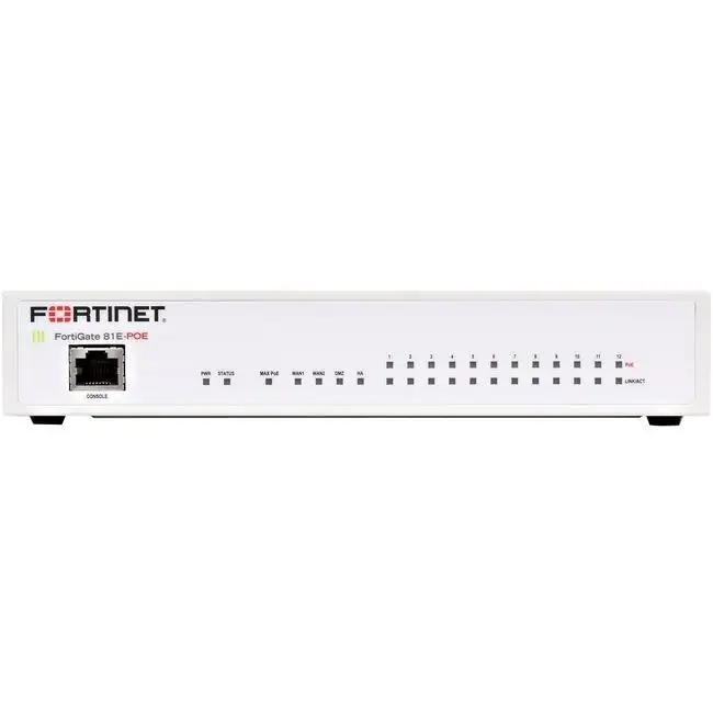 Good price Fortinet FortiGate 81E-POE Network Security/Firewall FG-81E-POE in stock