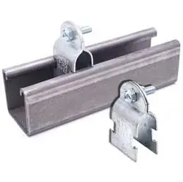 Galvanized Steel Pipe Unistrut Clamp Conduit Strut Straps Clamp Strut Channel Clamp