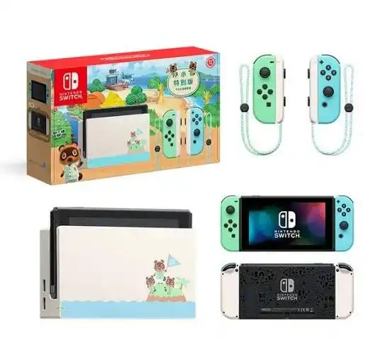 BRAND NEW ARRIVAL Nintendos Switch - OLED with Neon Blue and Neon Red Joy-Con BRAND NEW SEALED with accessories