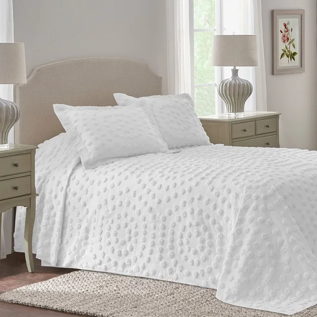 King size floral design bed spread Full Size Comfortable 100% pure Cotton Quilt GOTS certificate Bedspread with pillow For Bed