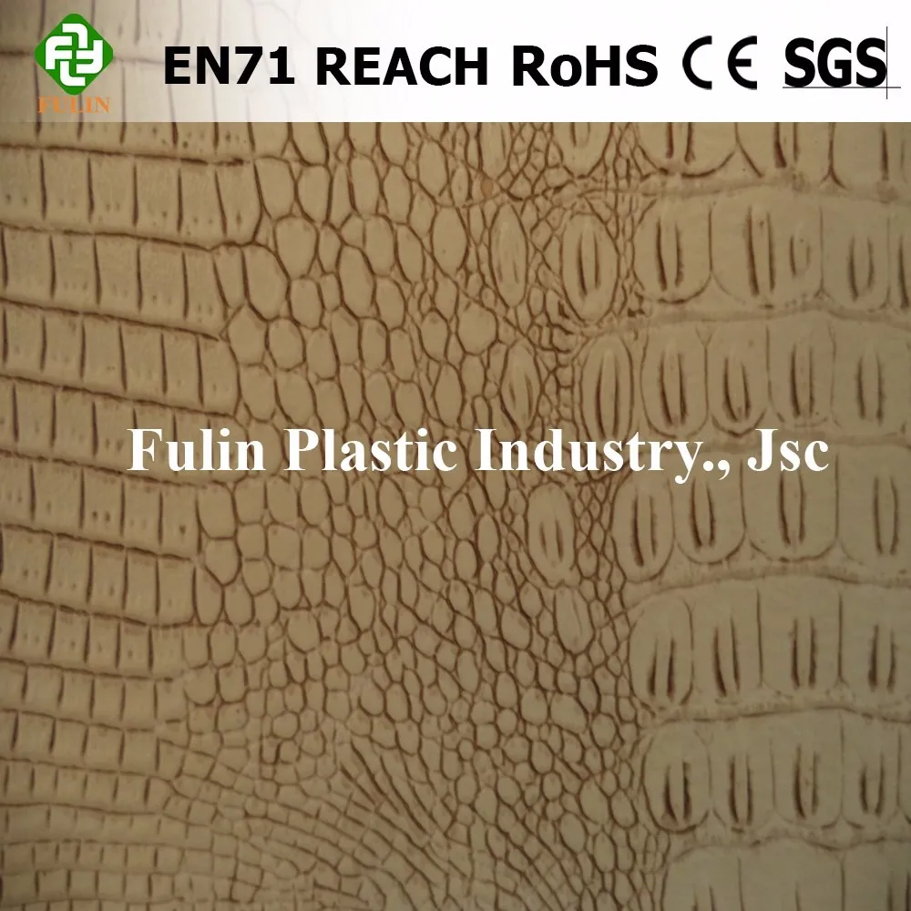 Vietnam factory wholesale crocodile embossed custom Pvc faux leather fabric for bag, handbag Whatsapp +84 386.841.398 (Ms. Lily)