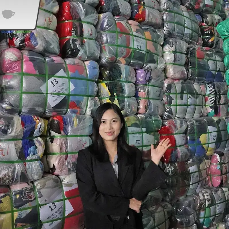 Good bales 50kg mixed clothing wholesale factory used clothes brand bales clothes kids bales brand