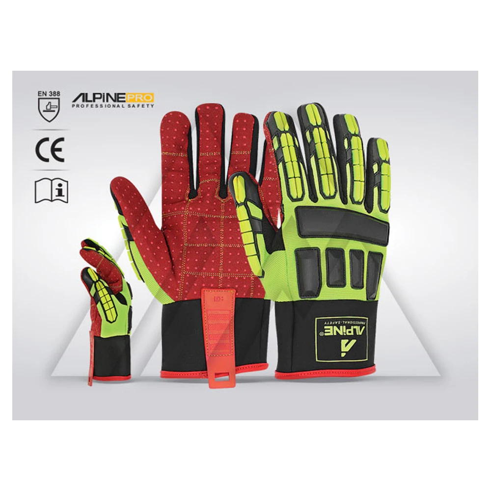 Mechanic Gloves Full Fingers And Hands Mechanic Gloves Trending Quality Leather Glove Safety Gloves For Adults