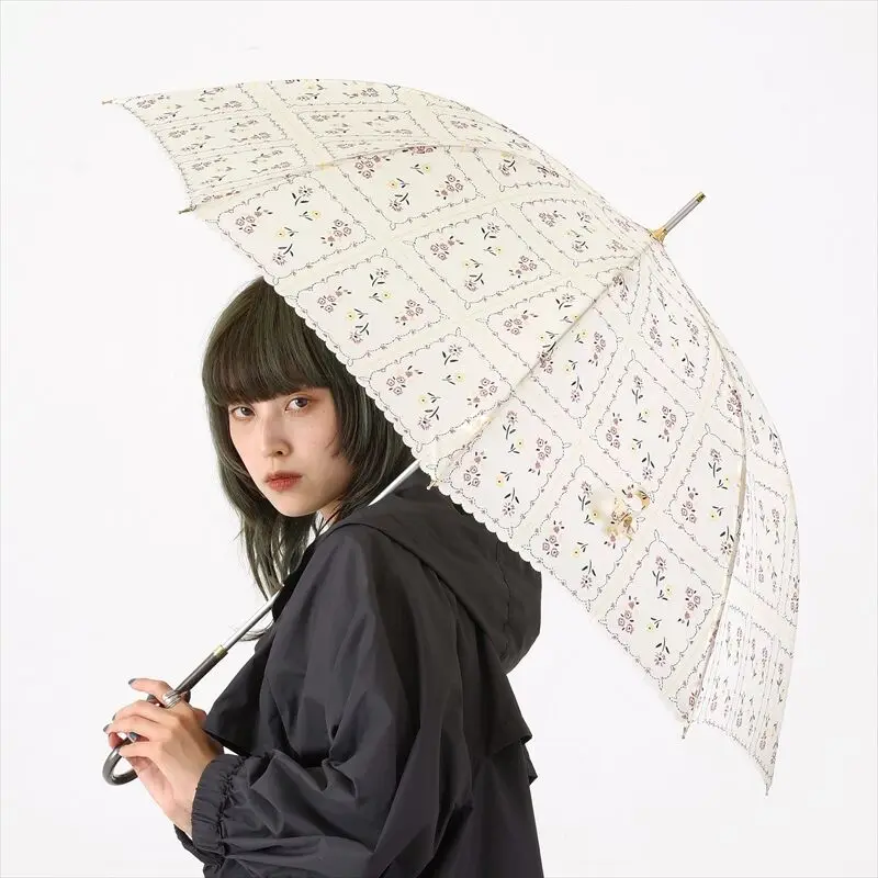 fashion designer umbrella tile flower design