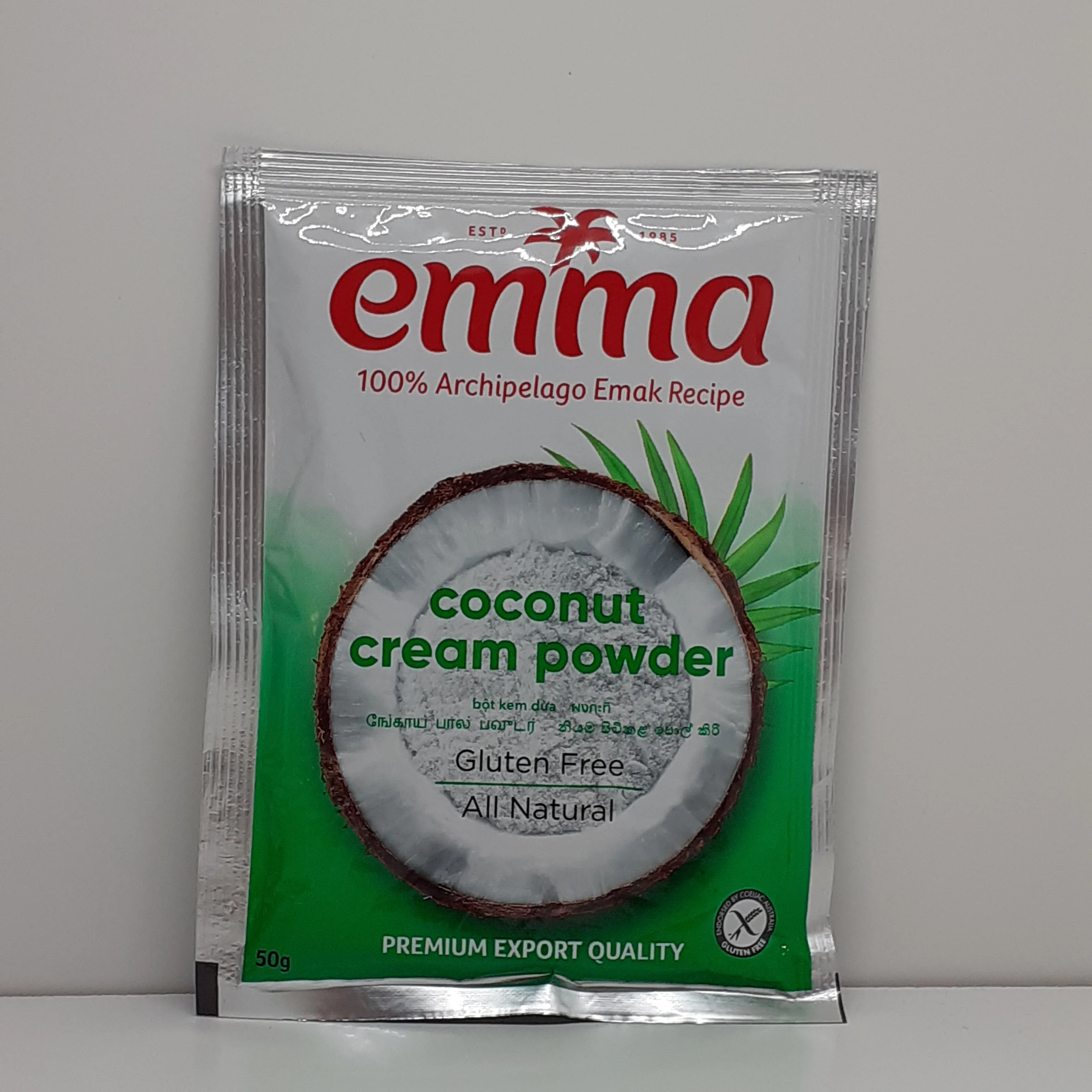 Supplier Malaysia Wholesales 15kg Weight Green Vacuum Pack Natural Sweet Coconut Milk Powder With 63% Grade Fat Content