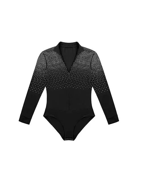 Wholesale Men Dance Tops Wear Long Sleeve Dance Wear Clothes Gymnastics Dance Tops