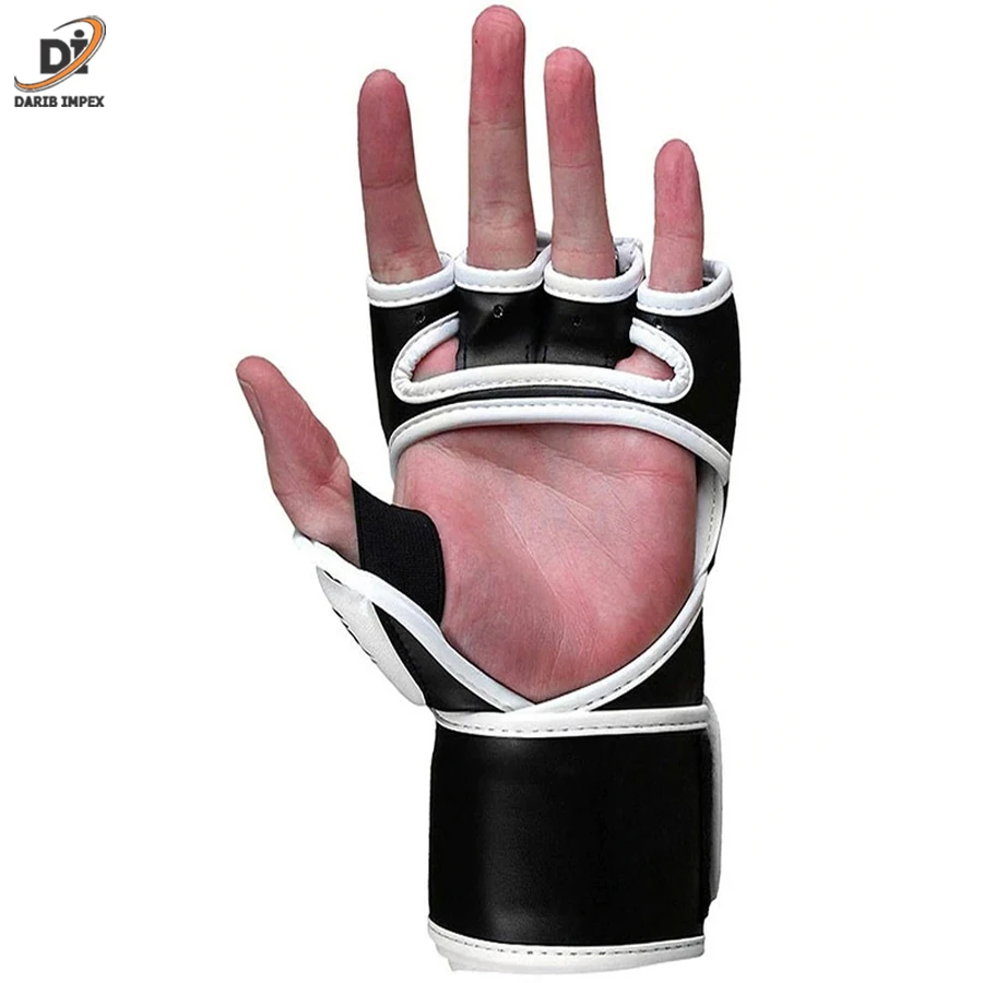 Factory Made Leather MMA Gloves Wholesale Price New Design Leather Custom Logo MMA Gloves