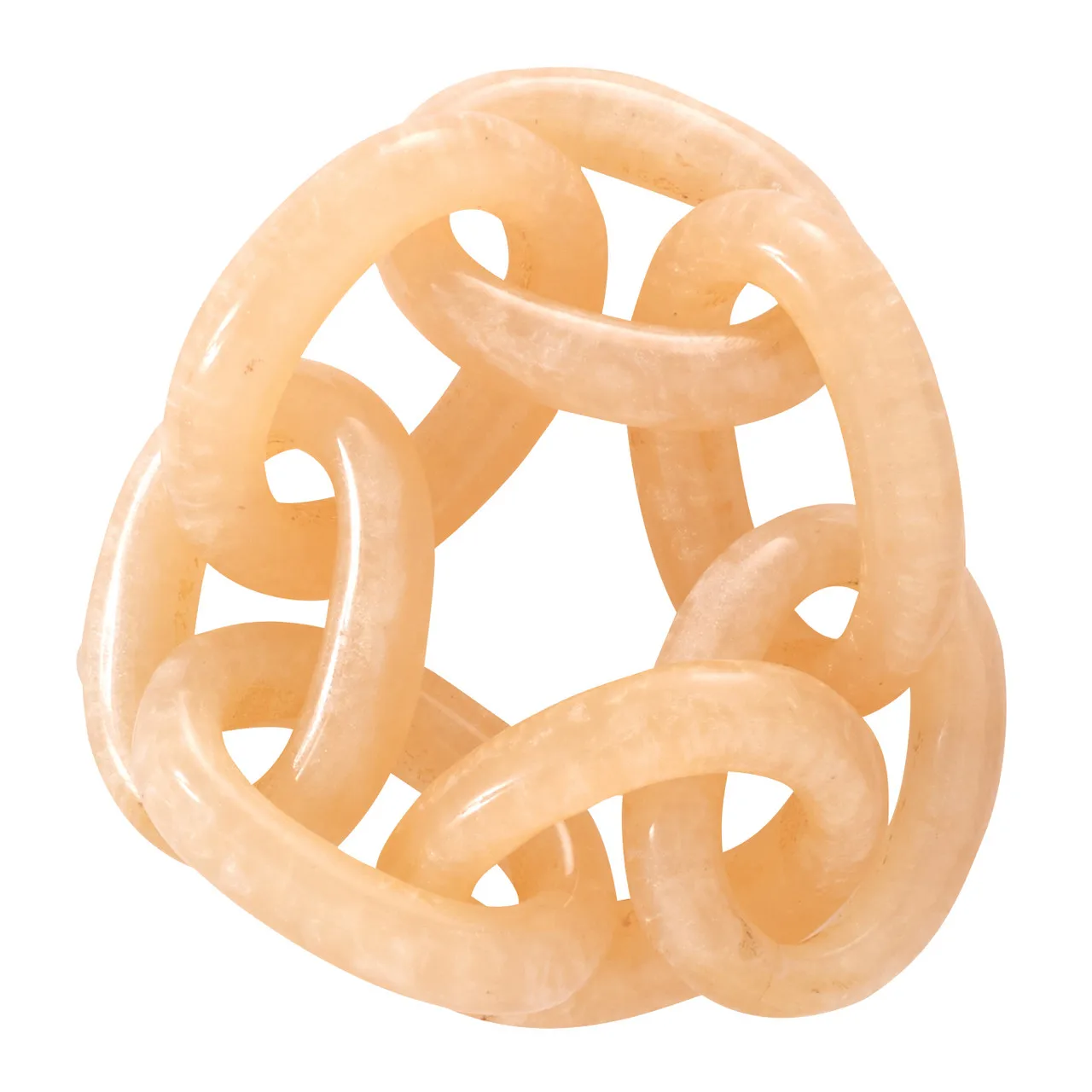 Best Quality of Epoxy Resin Napkin Rings Chain for Home Table Use Good Finishing Resin Chain Black White Color Chain Table Decor