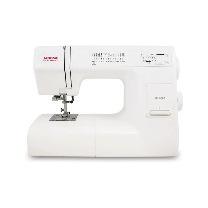 Heavy-Duty Janome HD3000 Sewing Machine with 18 Built-in Stitches