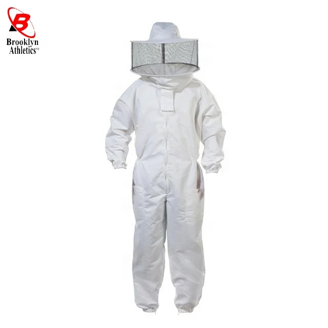High Quality 3-Layer Ventilated Beekeeping Coverall Cotton Work Clothing with Safety Protection Tela Suits