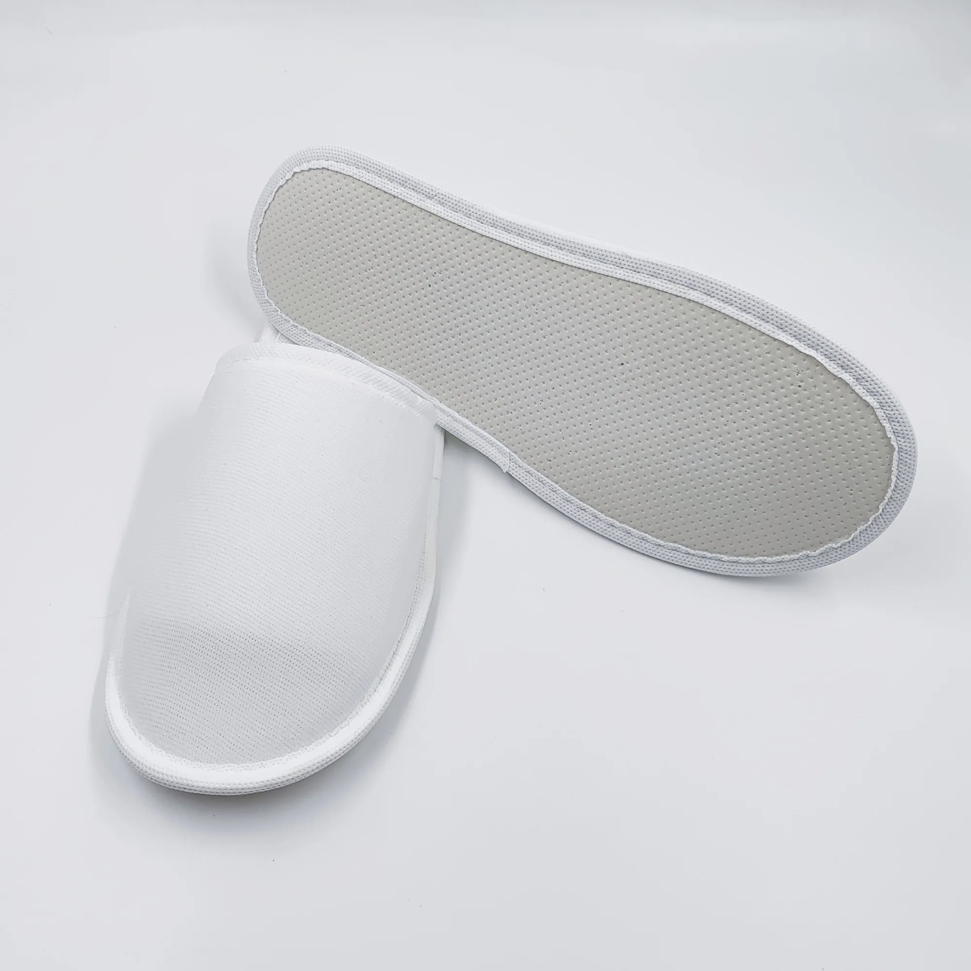 Wholesale Disposable Hotel Slippers Women Comfortable Eva Sole Indoor Slides Soft Terry Upper Lightweight Summer Winter