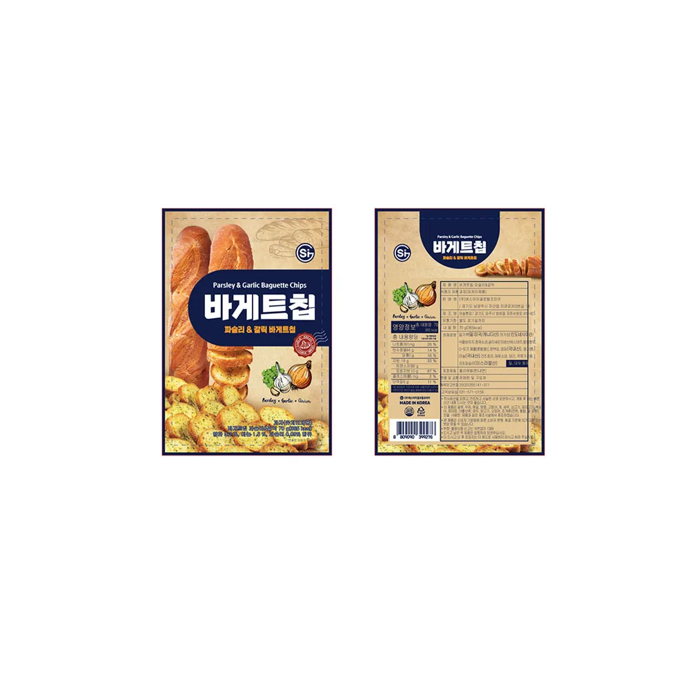 Korean Popular confectionery snacks Baguette Flavored Sweets SI Baguette Chip 70g x 40 crunchy snacks