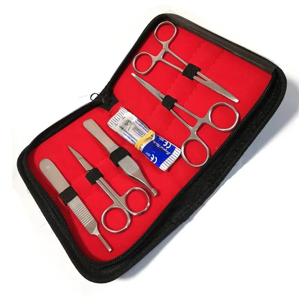 Medical Students Surgery Practice Kit 6 Pieces Surgical Instruments Set Practice Surgeries Sets Wholesale High Quality Tools