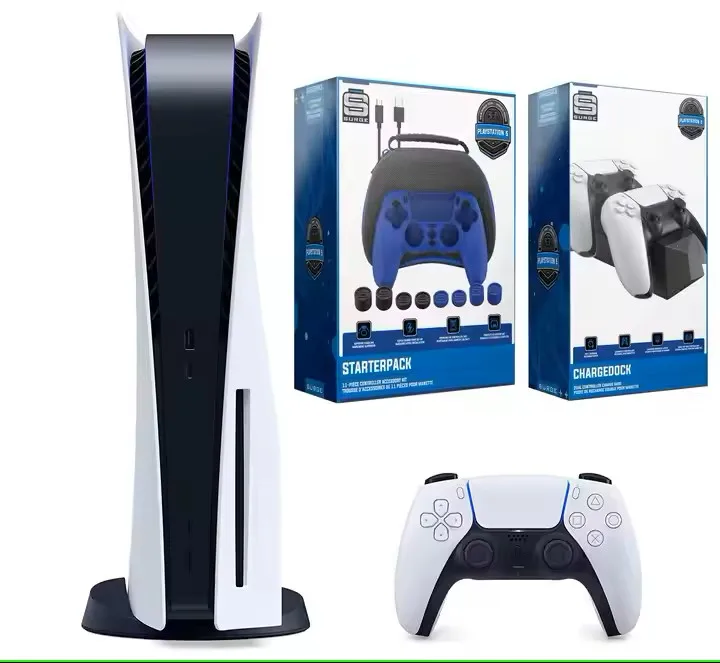 ORIGINAL New 1TB 2tb DISC + 2 Controllers and 15 Games EDITION PlayStation Portal Remote Player for PS5 Console