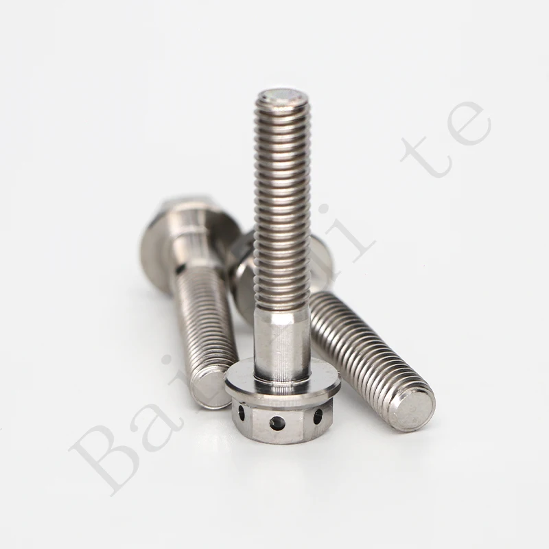 High Quality Titanium Dual Drive Bolt Race Spec Bolts for  M5 M6 M8 M10 for Race Car Electric Motorbike Bolts