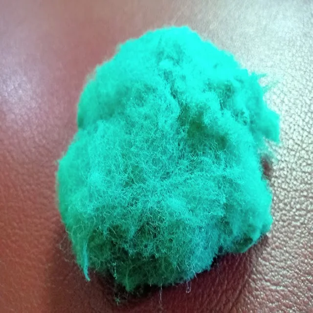 Высококачественное Полиэфирное штапельное волокно 20D SD зеленое Полиэфирное штапельное волокно класса А от производителя Vikohasan и синтетическое волокно