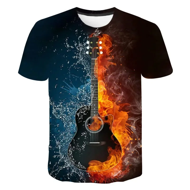 New Style T-shirt 3D Print Fashion Tops Hip-Hop Rock And Roll T-shirt  Top Design High Quality Men Shirts