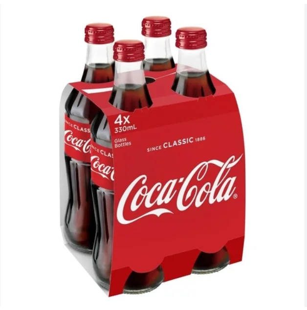 Coca Cola 330ml X 24 Pcs Original Taste Carbonated Drink Halal Beverage Sparkling Fresh