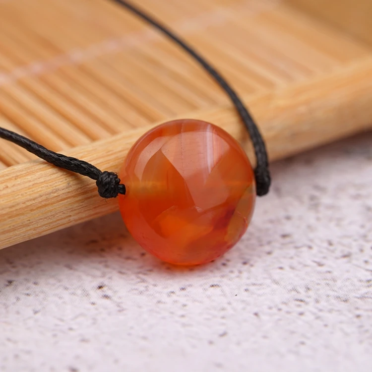 Teardrop Turquoise Amethyst Pendant Necklace Healing Crystal Necklace Adjustable Black Rope Cord Gemstone Necklace