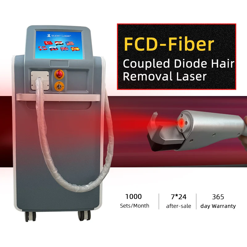 Diode laser hair removal laser professional Skin Rejuvenation fiber coupled laser diode module device