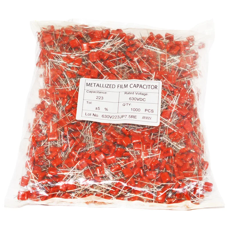 High Quality CBB22 685J400V P27.5 6.8uf Film Capacitor Pin distance 25mm Cbb22