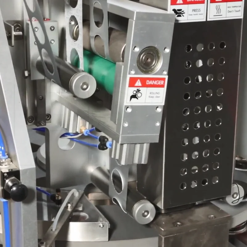 New machine 2022 Nespresso empty aluminum Coffee Capsule Rotary type popular in the USA automatic Nespresso filling machine