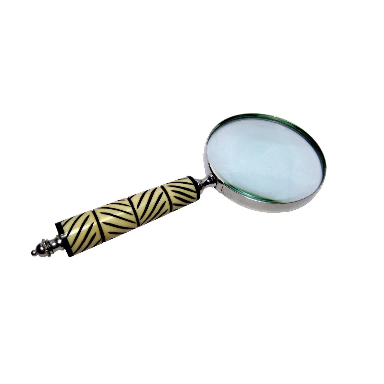 Magnifier Full Brass Henry Hughes London  Hand Held Magnifying Glass